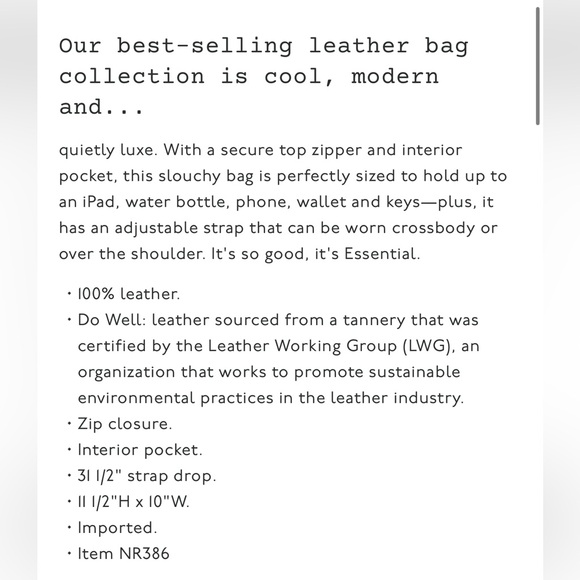 NWT Madewell essential curve shoulder bag - Picture 3 of 4